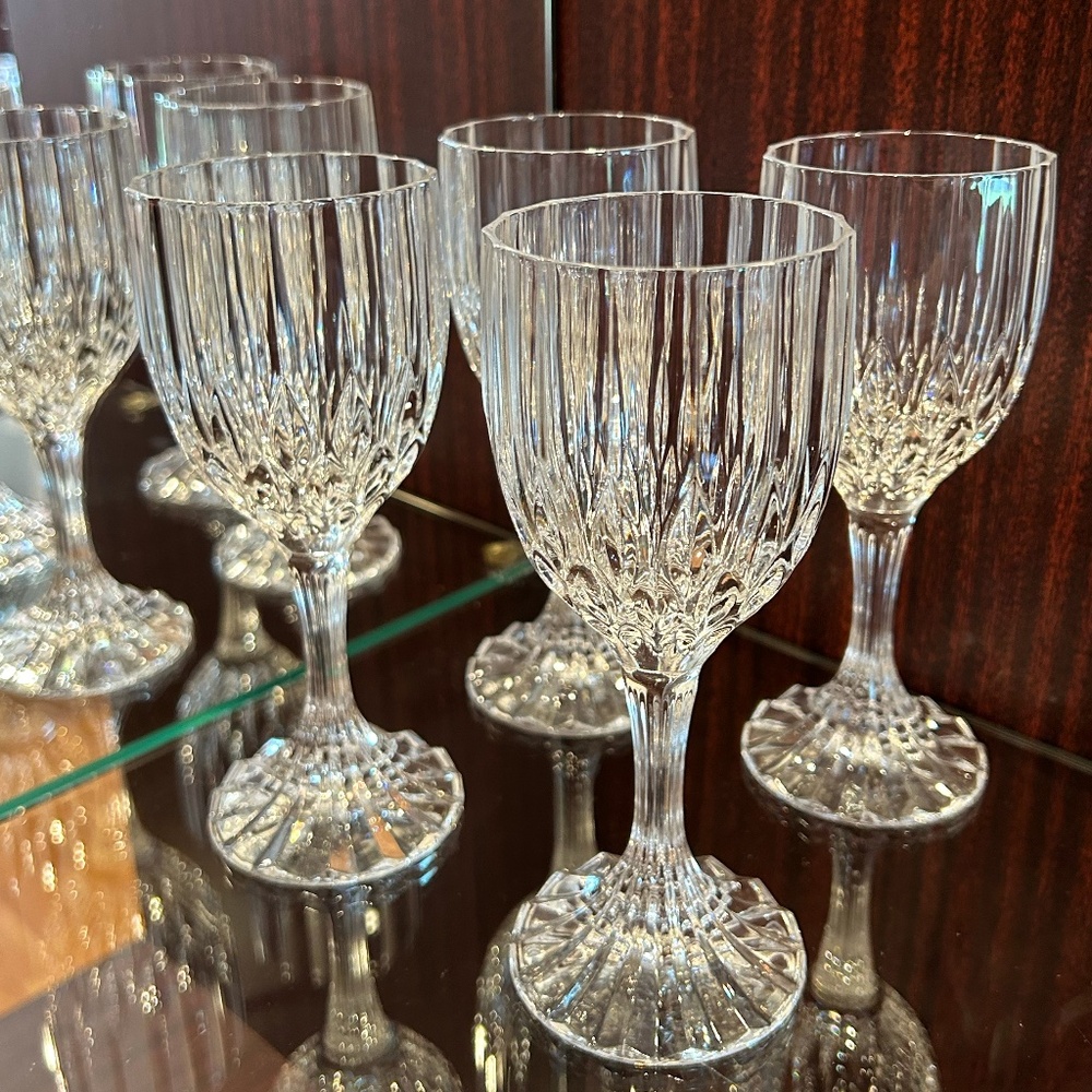 Cristal D'Arques Beautiful Sparkle Crystal Glasses Set Of 4